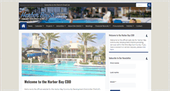 Desktop Screenshot of harborbaycdd.org